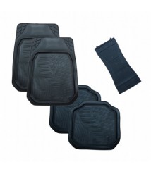 -طقم دواسات فيكتور NO.1  للسيارة 5 قطع - اسود