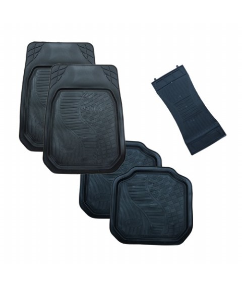 -طقم دواسات فيكتور NO.1  للسيارة 5 قطع - اسود