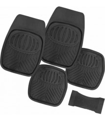 -طقم دواسات حوض 5 قطع للسيارة- اسود