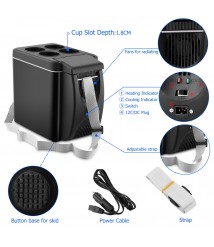 حافظة تبريد وتسخين للسيارة 6 لتر