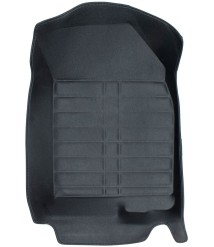 طقم دواسات 5D لسيارة شيفروليه افيو-3 قطع لون اسود