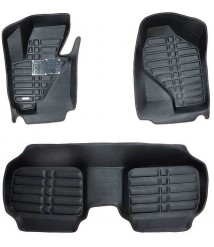 طقم دواسات 5D للسيارة 3 قطع - اسود hyundai ix35 2018