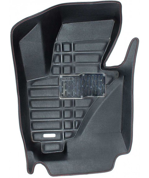 طقم دواسات 5D للسيارة 3 قطع - اسود hyundai ix35 2018