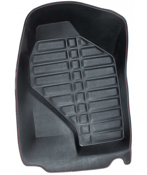 طقم دواسات 5D للسيارة 3 قطع - اسود hyundai ix35 2018