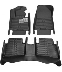 طقم دواسات5Dللسيارة 3 قطع - اسود هيونداى توسان 