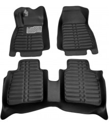 طقم دواسات5D جاك S2 للسيارة 3 قطع - اسود