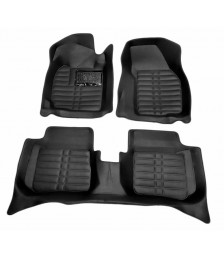 سجادة ارضية السيارة ثلاثية الابعاد لسيارة ميتسوبيشي لانسر بومة ،3 قطع