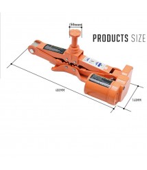 كوريك كهرباء بالريموت كنترول مع مفتاح عجل كهرباء لاطارات السيارة يعمل على الولاعة او بطارية السيارة - حمولة 2 طن