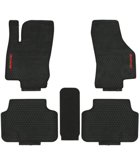 دواسة سيليكون متخصصة لسيارة أوكتافياA7  اسود