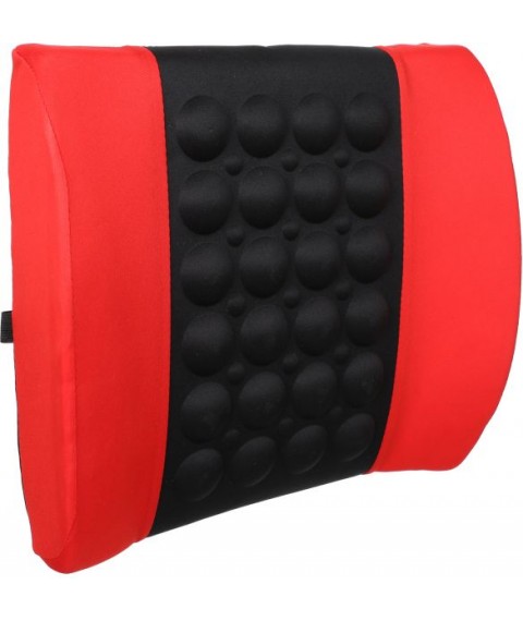 مسند ظهر لكرسي السيارة - احمر واسود