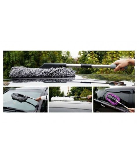 فرشة تنظيف كبيرة بيد ستانلس