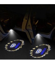 لوجو باب سيارة ظل ضوء الصمام جيلى- 2 قطعة