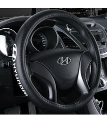 غطاء عجلة القيادة الرياضية لسيارات هيونداي غطاء عجلة القيادة الجلدية لمقبض السيارة