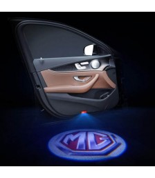 لوجو باب سيارة ظل ضوء ام جى - 2 قطعة