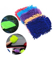 جوانتي  لغسيل وتنظيف السيارة بالميكروفيبر  لجميع أنواع السيارات والموتسيكلات والمنزل 