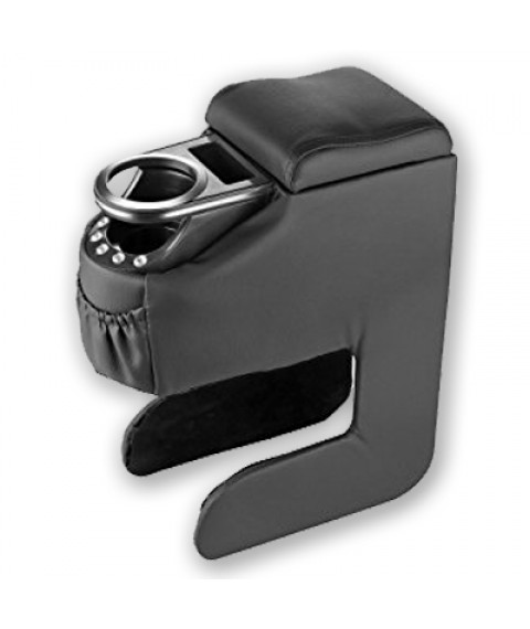 مخدع يد للسيارة 1 كوب  - أسود 