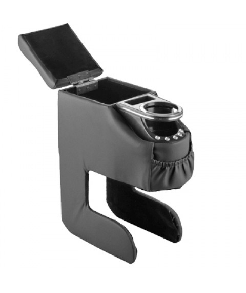 مخدع يد للسيارة 1 كوب  - أسود 