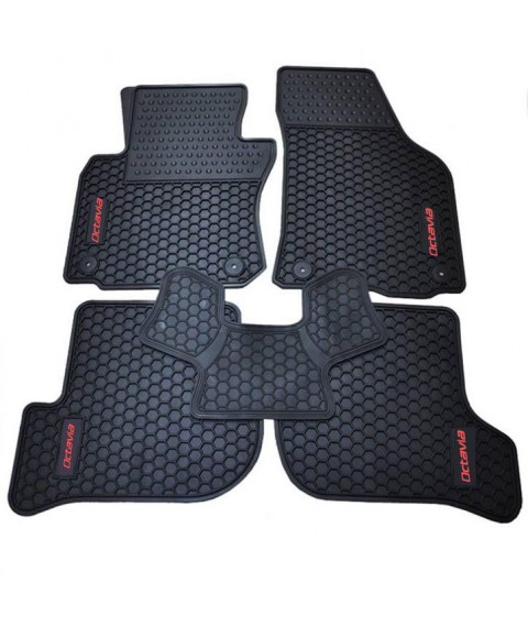 دواسة سيليكون متخصصة لسيارة أوكتافياA5  اسود