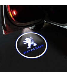 لوجو باب سيارة ظل ضوء بيجو - 2 قطعة