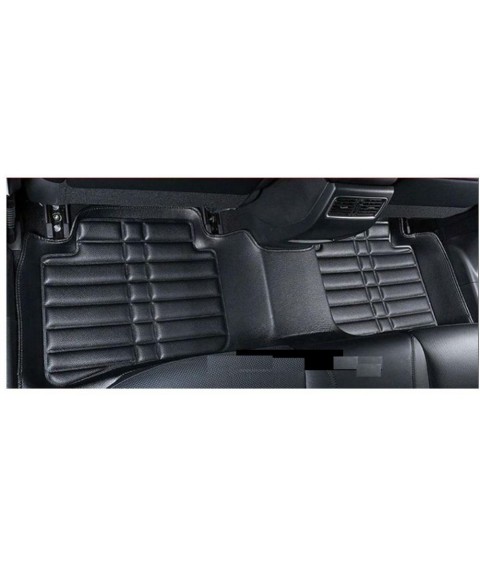 طقم دواسات 5D للسيارة 3 قطع - اسود رينو كادجار 