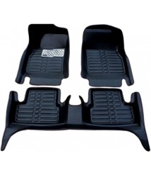 طقم دواسات 5D للسيارة 3 قطع - اسود رينو كادجار 