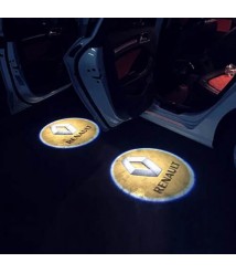 لوجو باب سيارة ظل ضوء رينو- 2 قطعة