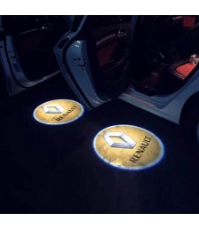 لوجو باب سيارة ظل ضوء رينو- 2 قطعة