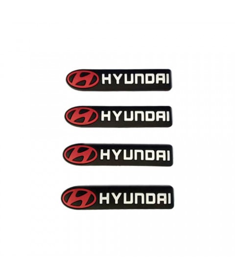 طقم صدادات حماية باب السيارة هيونداي ، 4 قطع