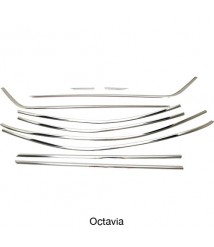 فريم نيكل لتحديد نوافذ السيارة لسيارة سكودا أوكتافيا A5