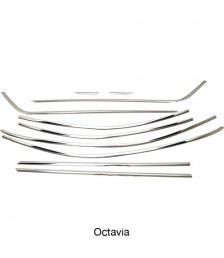 فريم نيكل لتحديد نوافذ السيارة لسيارة سكودا أوكتافيا A5