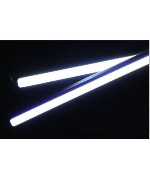 ضوء ليد ضباب نحيف 17 سم عدد 2 - ضد الماء - أبيض