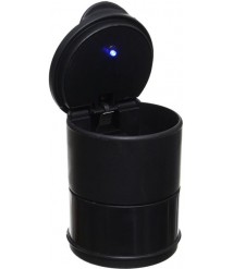 طافية سجائر للسيارة بإضاءة- اسود