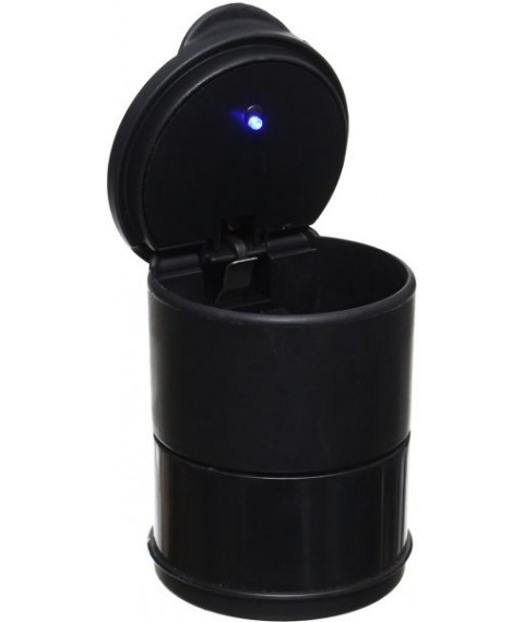 طافية سجائر للسيارة بإضاءة- اسود