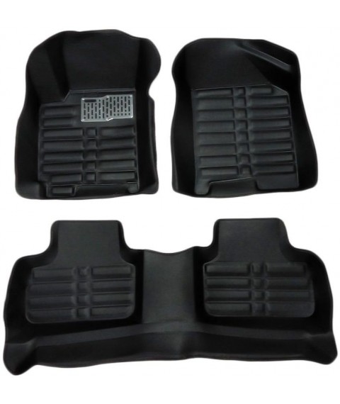 دواسات 5D للسيارة 3 قطع - اسود شيفروليه نيو اوبترا  