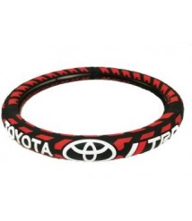 جراب دريكسيون جلد سيلكون اسود في احمر  لسيارة تويوتا