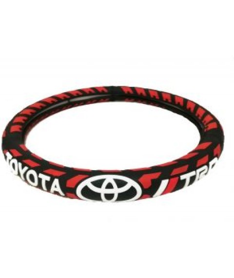 جراب دريكسيون جلد سيلكون اسود في احمر  لسيارة تويوتا