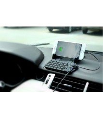 بادة سيلكون مزودة بشاحن  ايفون والاندرويد 2في1 مع سماعة بلوتوث اكمي 