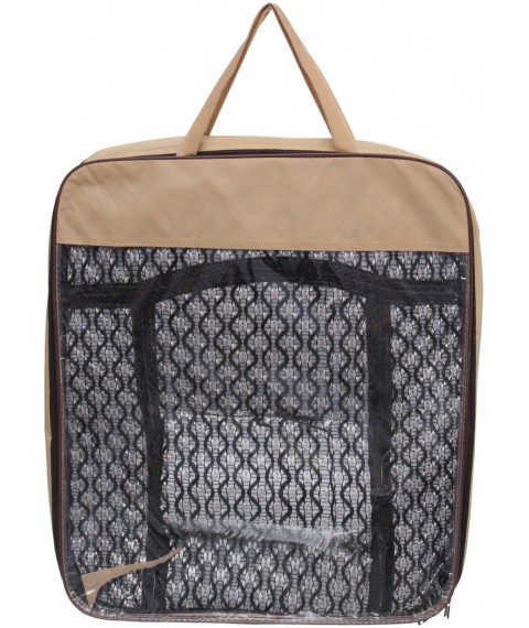 طقم فرش وعراقة كتان – قطعتين – رمادي أسود