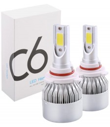 طقم لمبات ليد للمصابيح الامامية للسيارة H11