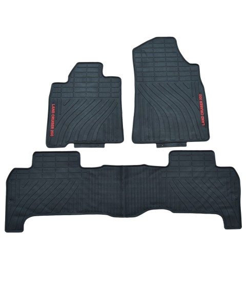 دواسة سيليكون متخصصة لسيارة لاند كروزر 200 -اسود