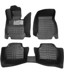 طقم دواسات 5D للسيارة 3 قطع - اسود bmw-X3 2018