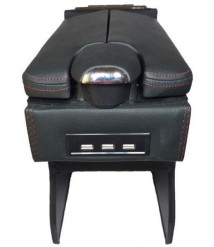 مسند يد يونيفرسال شكل أنيق يوجد حامل اكواب و ثلاث مداخل USB