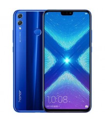 موبايل honor 8X -  ثنائي الشريحة - 128 جيجا -6.5 بوصة  - 4G - أزرق