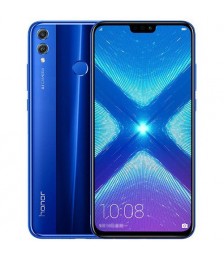 موبايل honor 8X -  ثنائي الشريحة - 128 جيجا -6.5 بوصة  - 4G - أزرق