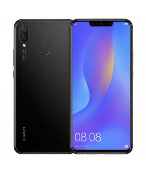 موبايل هواوي Nova 3i بشريحتي اتصال - 128 جيجا، 4 جيجا رام - 6.3 بوصة - أسود