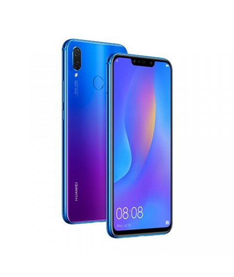 موبايل هواوي Nova 3i بشريحتي اتصال - 128 جيجا، 4 جيجا رام - 6.3 بوصة - بنفسجي