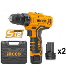 شنيور شحن 12 فولت بطارية ليثيوم 2 سرعة 2 بطارية من انكو CDLI12325