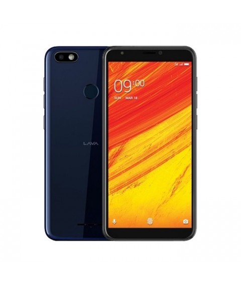 لافا Z91 - رامات 3 جيجا بايت - 32 جيجابايت - بصمة الاصبع - ازرق