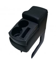 مخدع يد للسيارة 2 كوب - اسود 