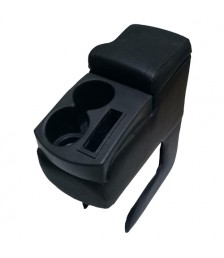 مخدع يد للسيارة 2 كوب - اسود 